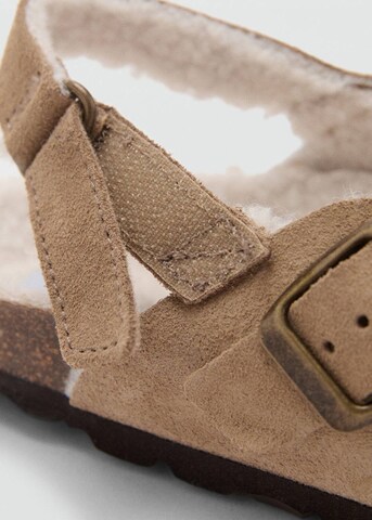 MANGO KIDS Pantoletten 'Bio' in Beige
