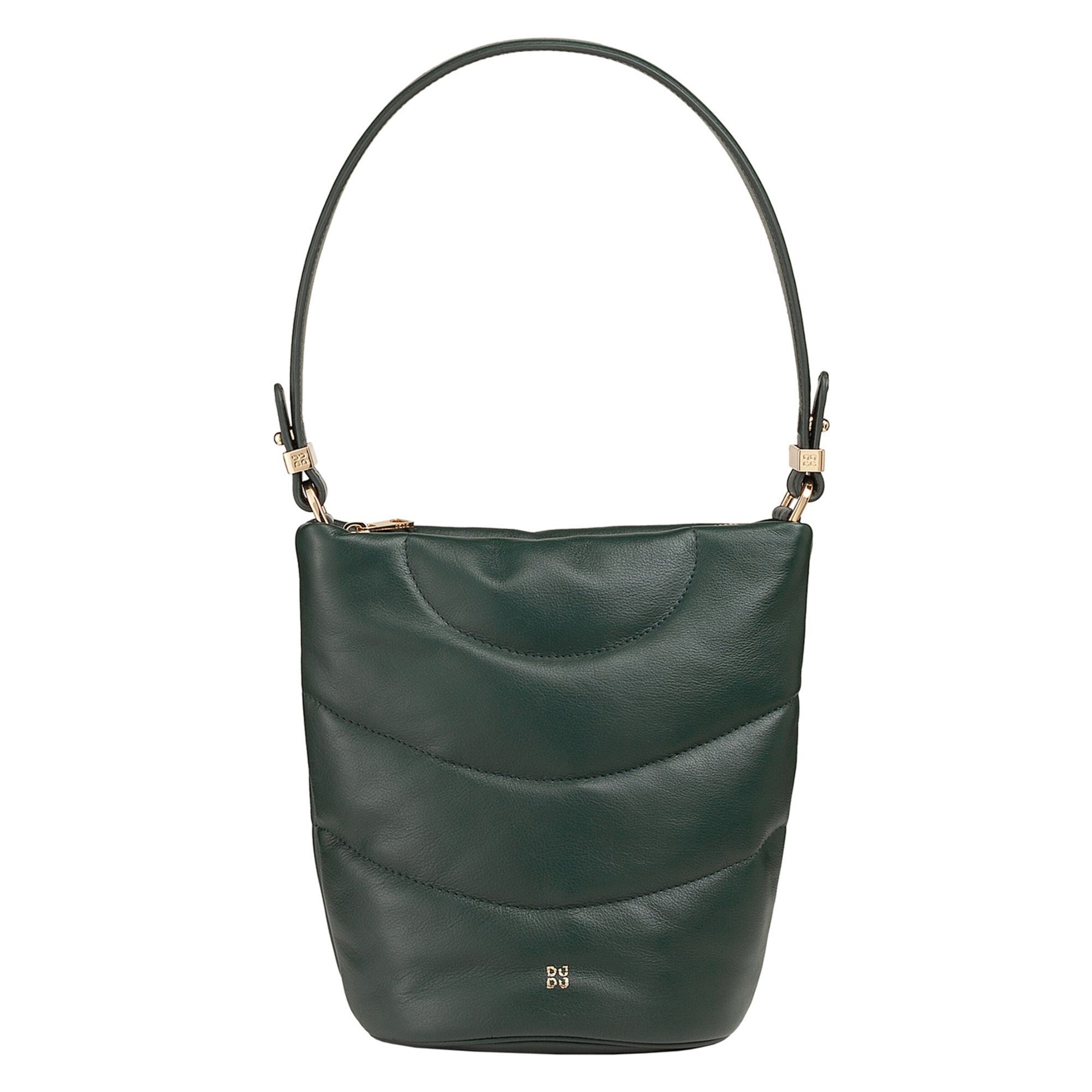 Borsa a spalla 'Barbara' di DuDu in verde: frontale
