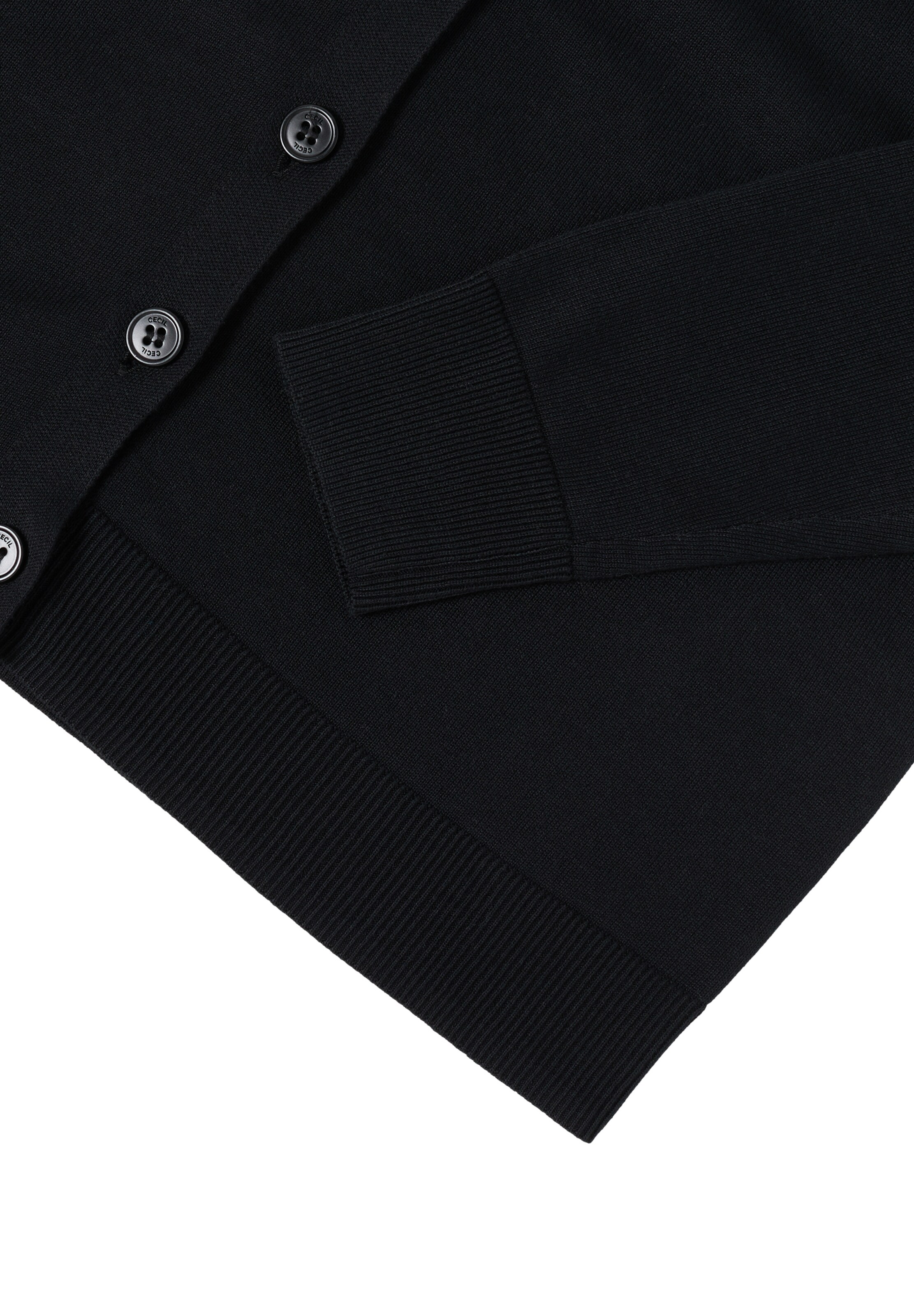 CECIL Knit Cardigan in Black