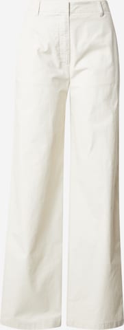 Marc O'Polo Wide Leg Housut värissä beige: etupuoli