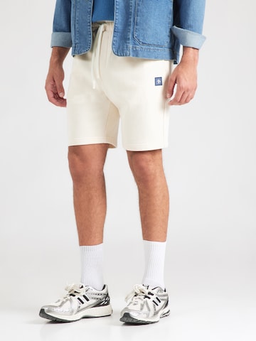 Regular Pantalon SCOTCH & SODA en beige : devant
