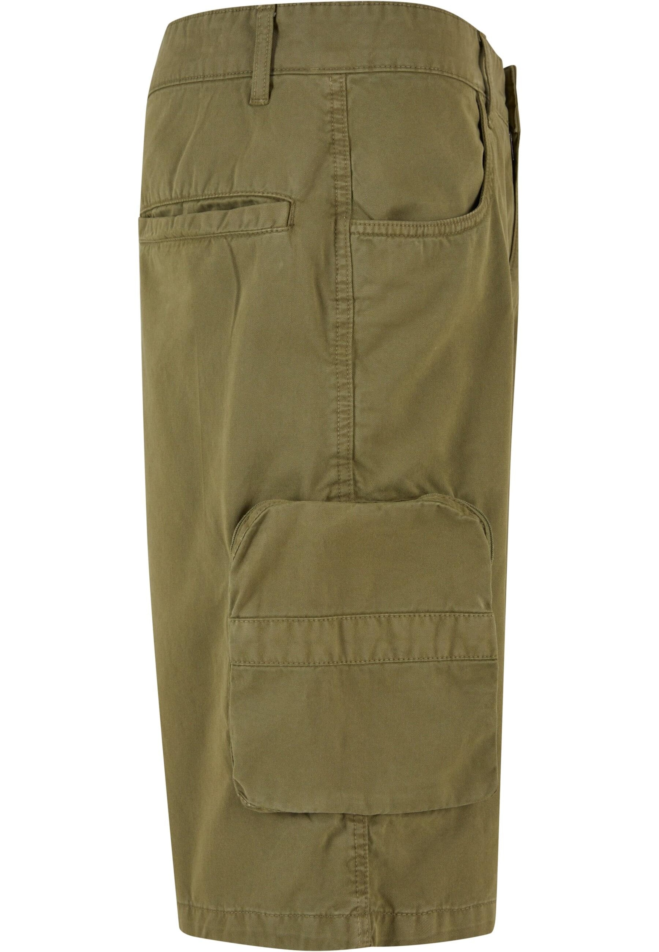 Urban Classics Liibuv Klapptaskutega püksid, värv roheline