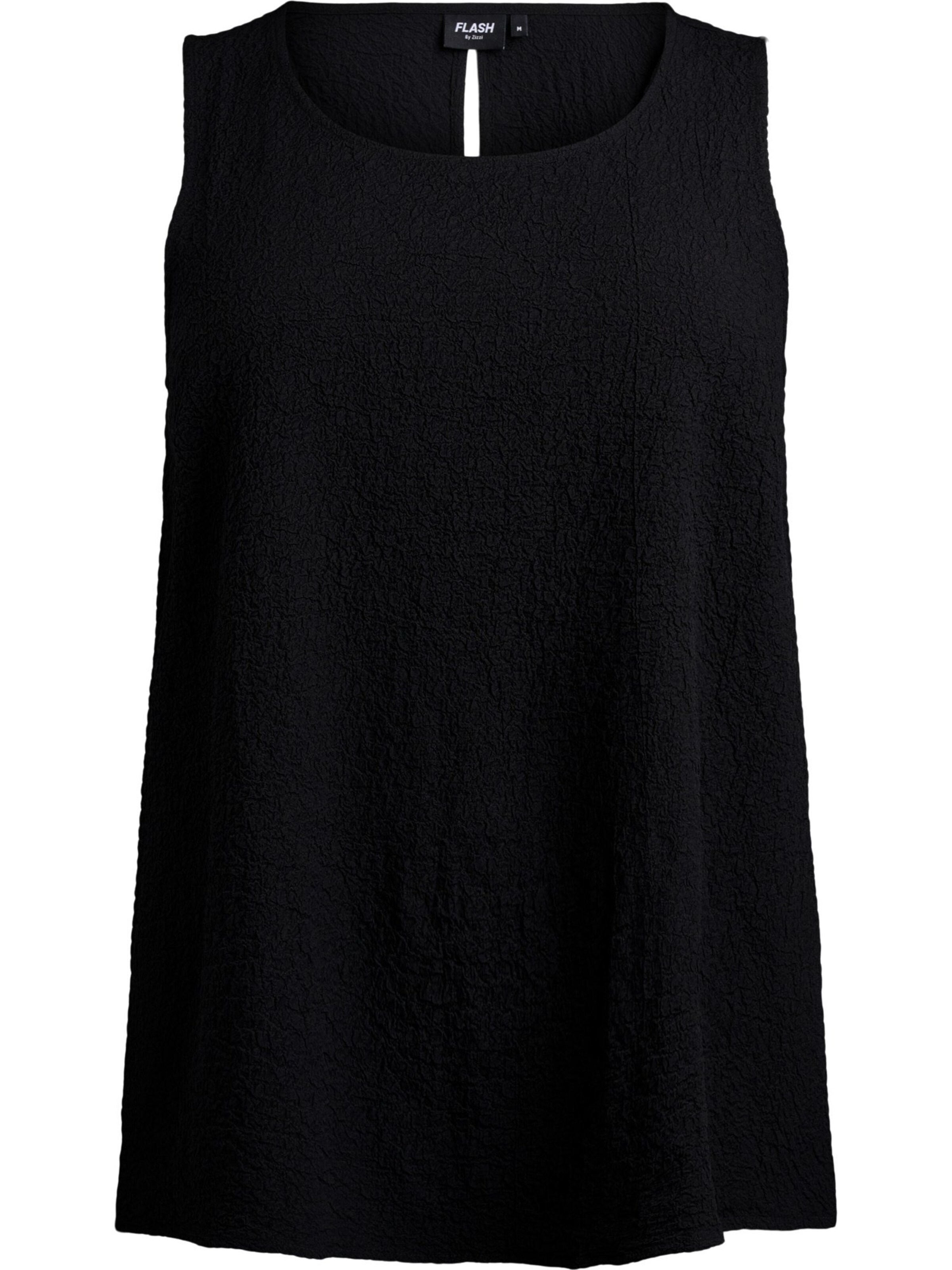 Flash by Zizzi Blusentop 'Fltracy' in Schwarz: Vorderseite