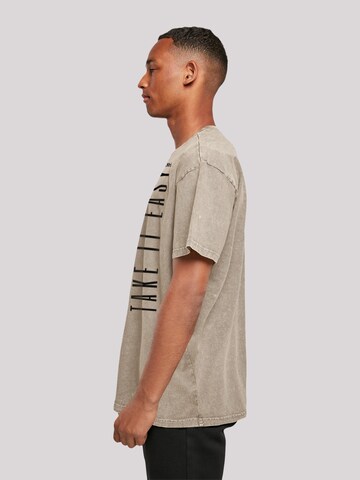 F4NT4STIC Shirt 'Take It Easy ' in Beige