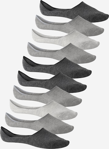 footstar Socken 'EVERYDAY!' in Grau: Vorderseite