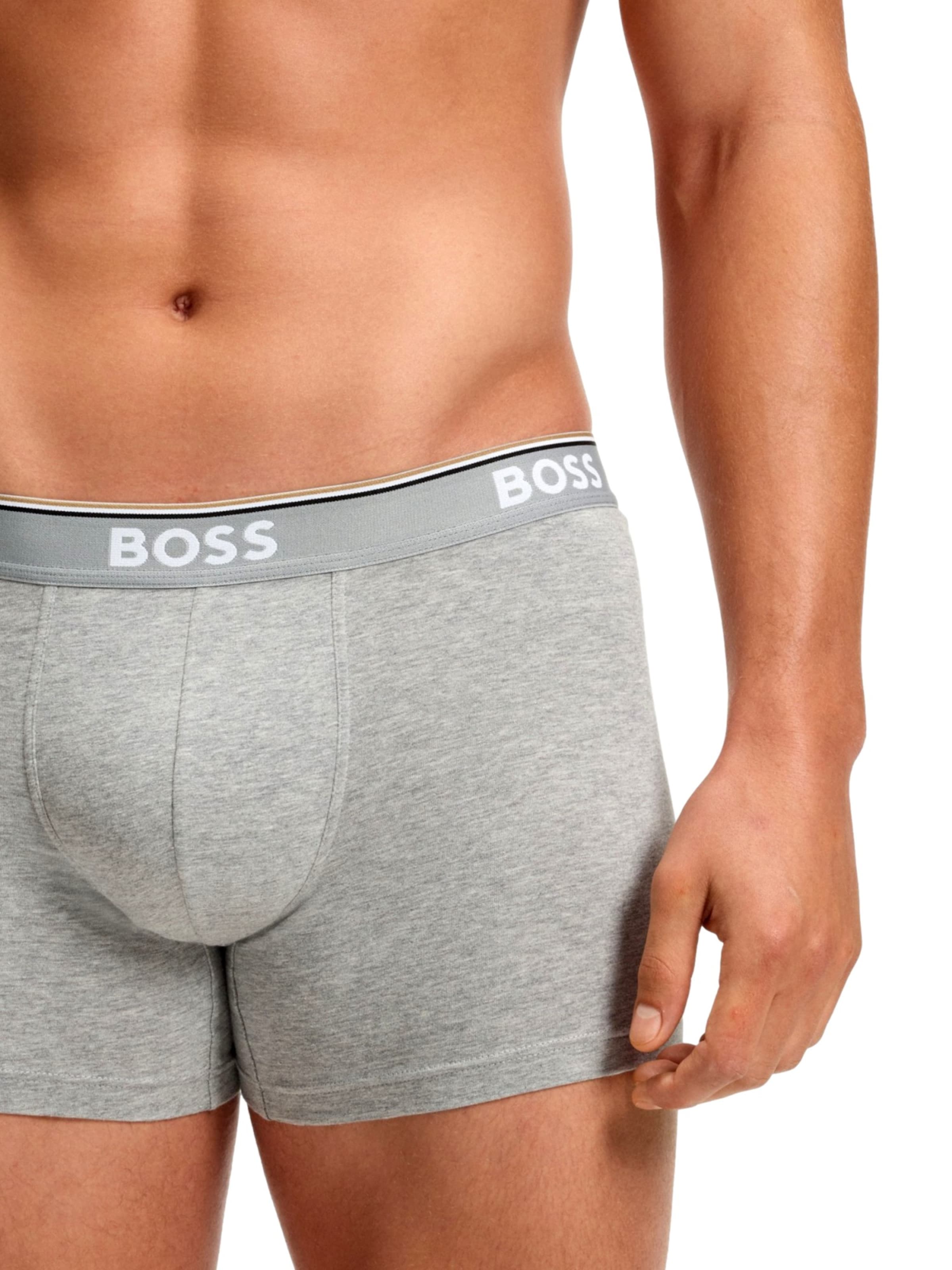 BOSS - Calzoncillo boxer en gris