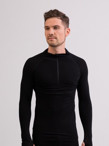CASH-MERE.CH Functioneel shirt in Zwart