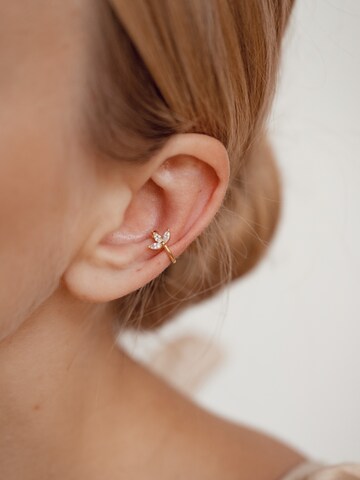 Hey Happiness Earrings 'Blüte' in Gold: front