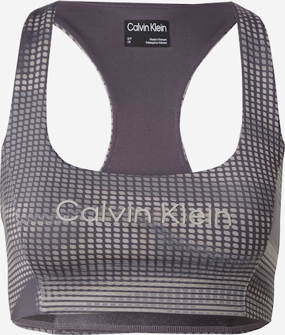 Calvin Klein Sport Sport-BH in creme / hellgrau / dunkelgrau, Produktansicht