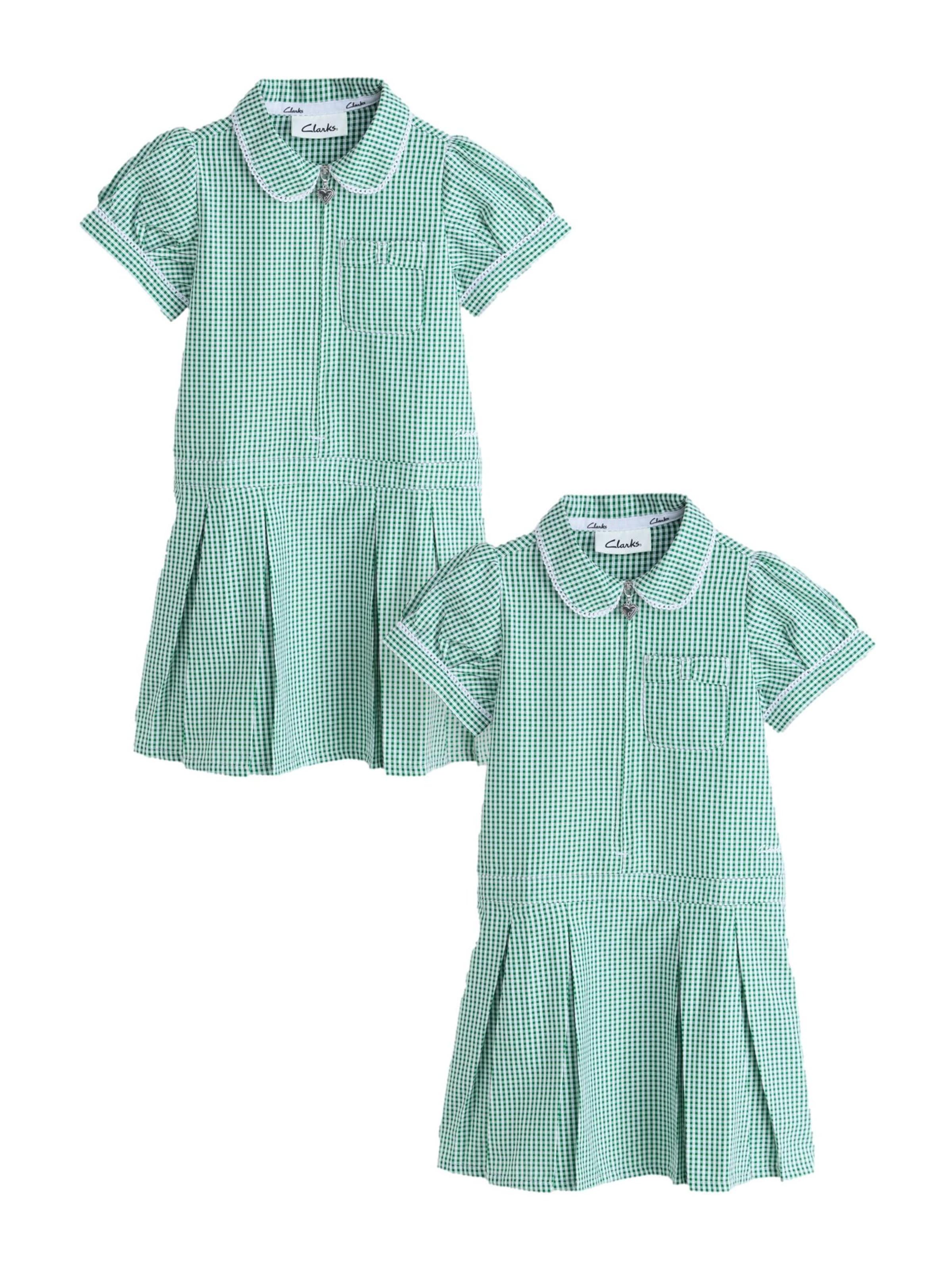 CLARKS Kleid in Grün: Vorderseite