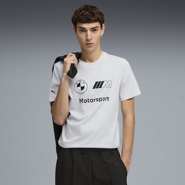 PUMA Funktionsshirt 'BMW M Motorsport Essentials' in Grau: Vorderseite