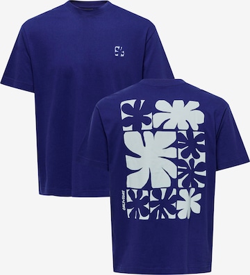 Only & Sons Bluser & t-shirts 'DALE' i blå: forside