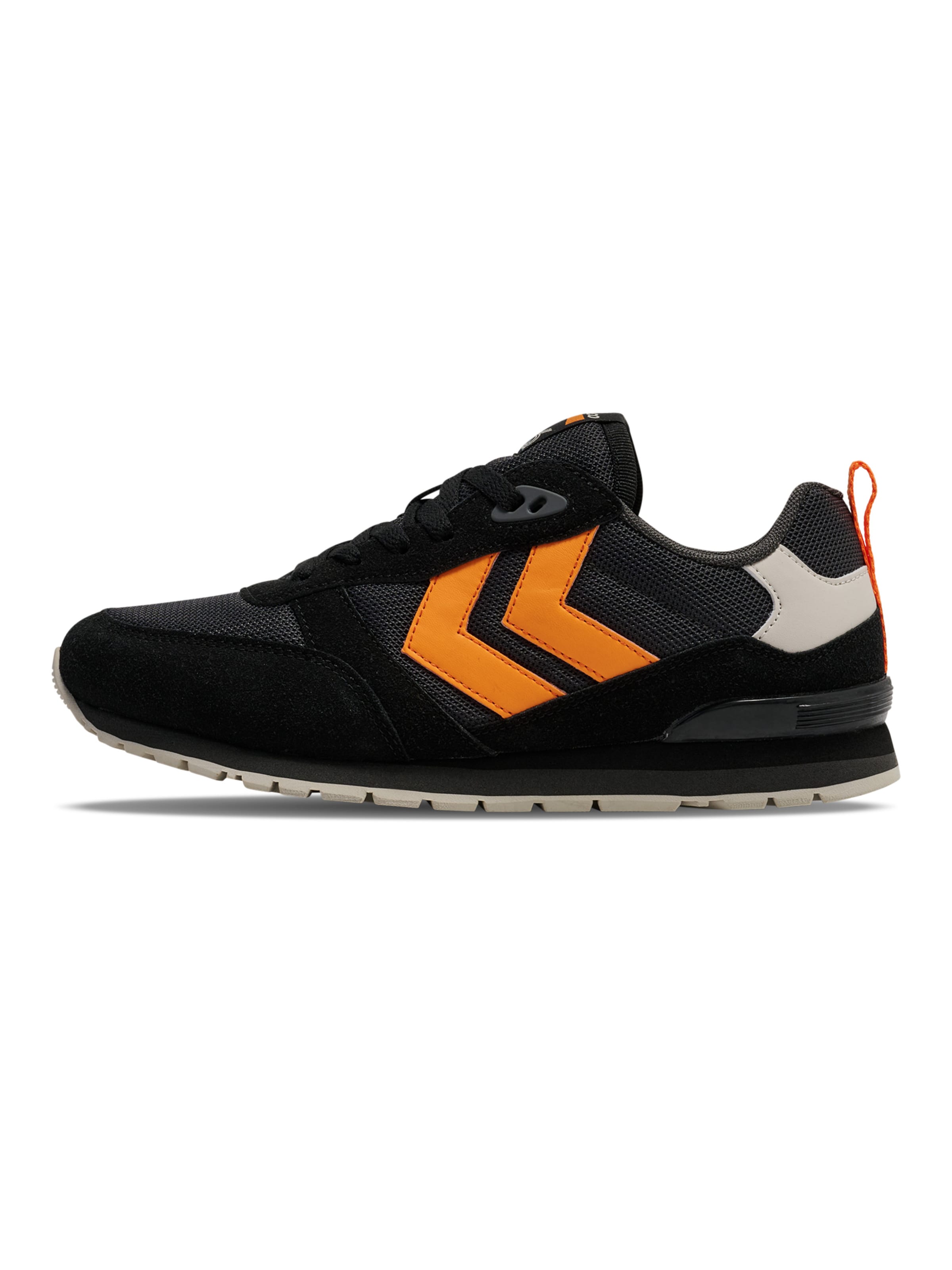 Hummel Sneaker in 36 in grau / orange / schwarz, Produktansicht