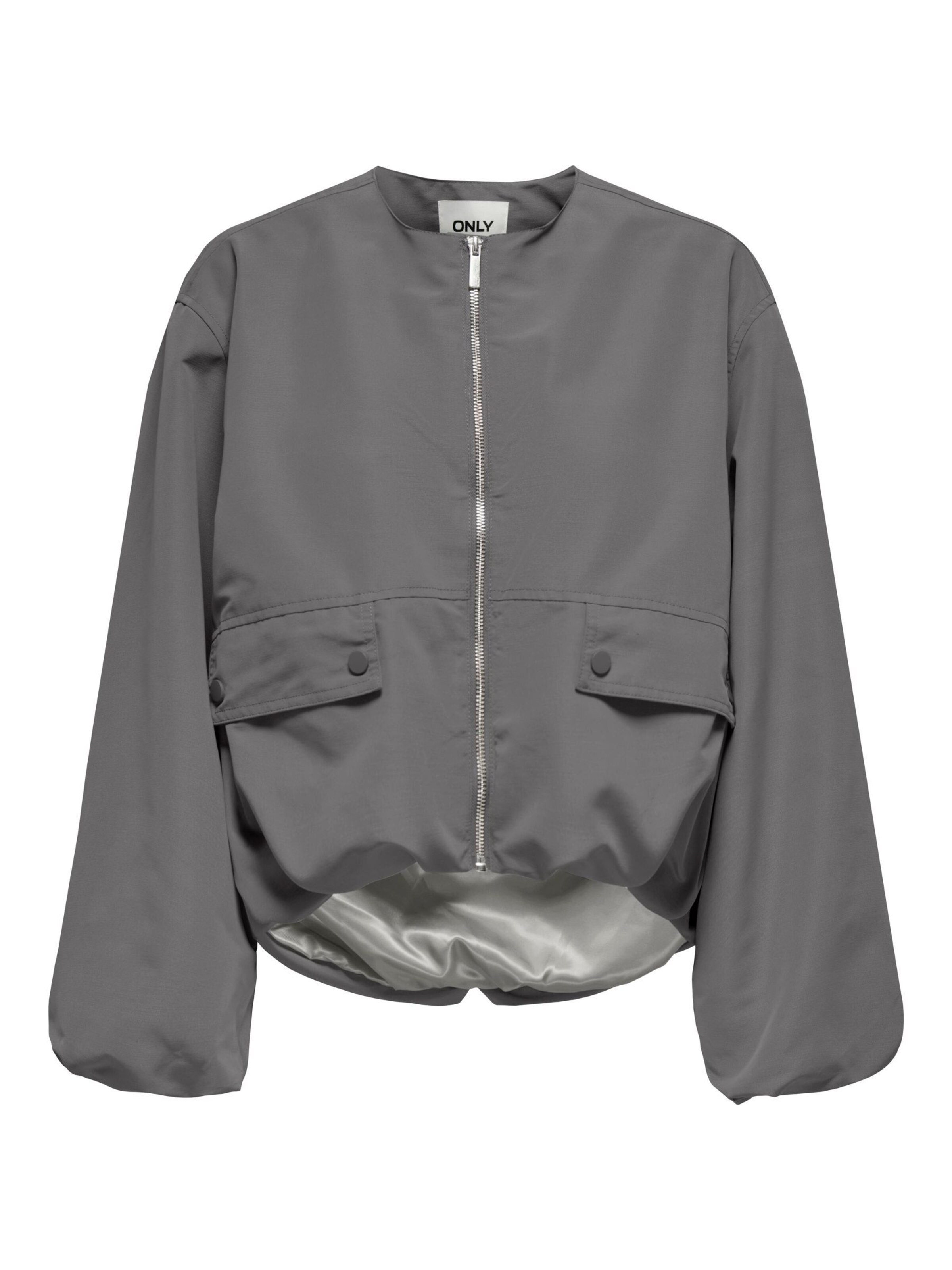 ONLY Overgangsjakke i grå: forside