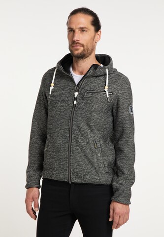 Schmuddelwedda Fleece Jacket in Grey: front