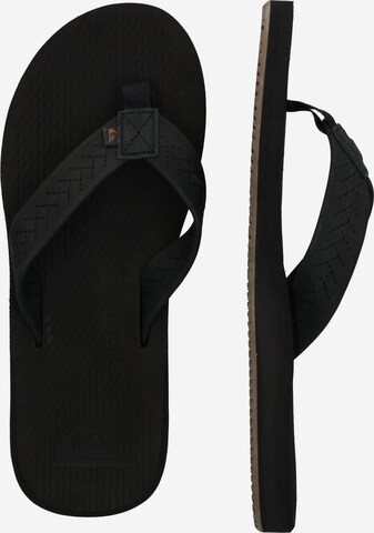 Tongs 'Left Coasta' QUIKSILVER en noir