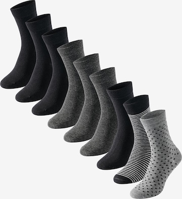 Chaussettes uncover by SCHIESSER en gris : devant