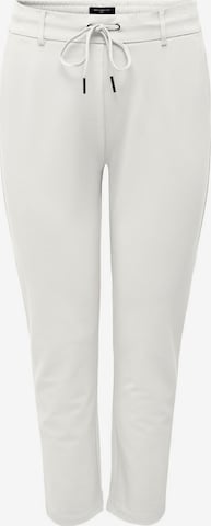ONLY Carmakoma Tapered Broek in Wit: voorkant
