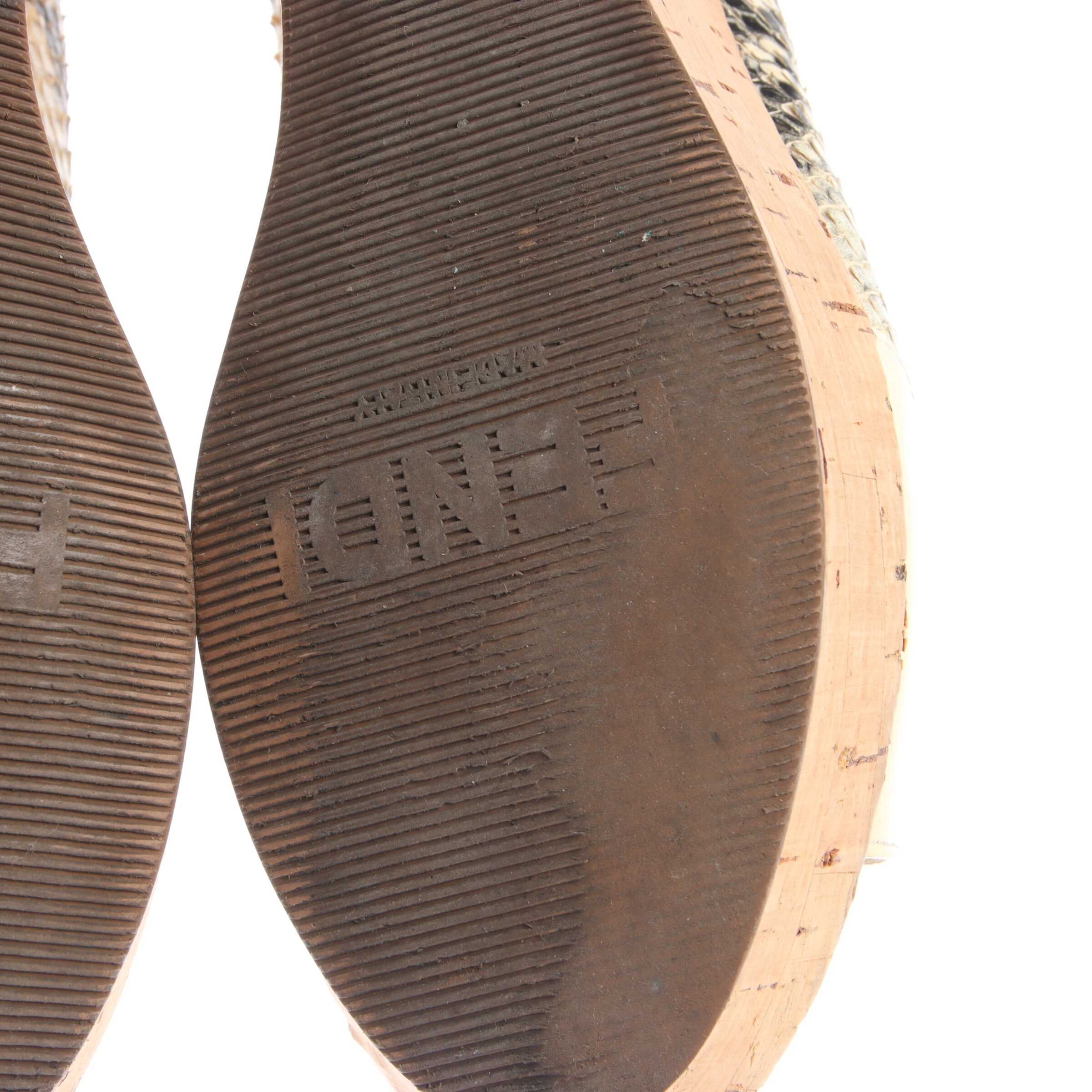 Fendi Sandals & High-Heeled Sandals in 39,5 in Mixed colors