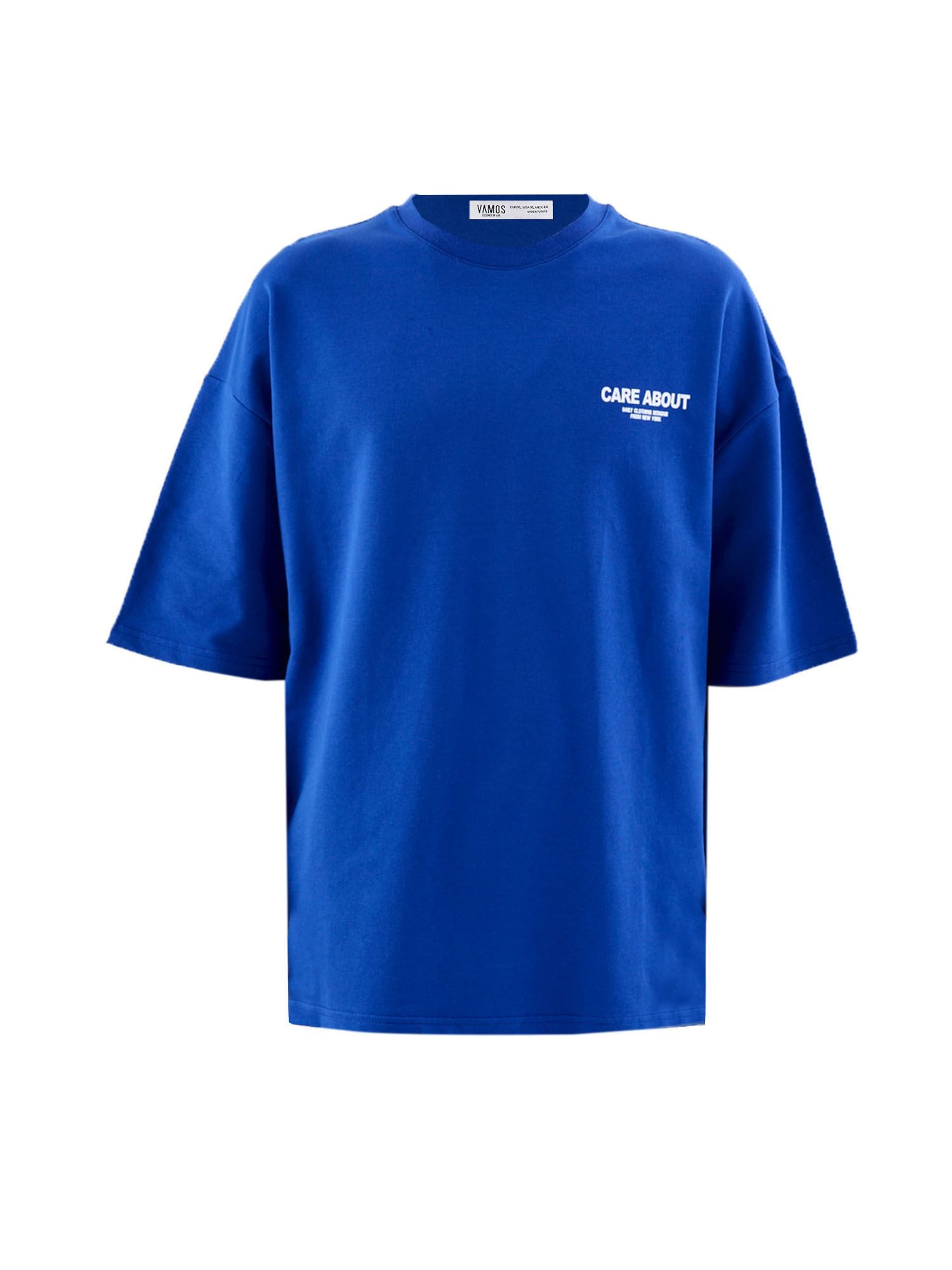 T-Shirt VAMOS CLO en bleu : devant
