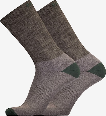 Uphill Sport Athletic Socks 'POSIO' in Grey: front