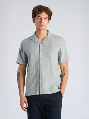 Lindbergh Regular fit Overhemd in Blauw
