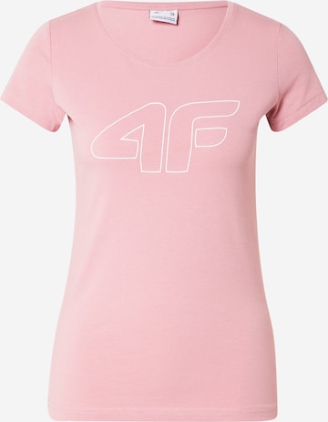 rožinė 4F Sportiniai marškinėliai: priekis