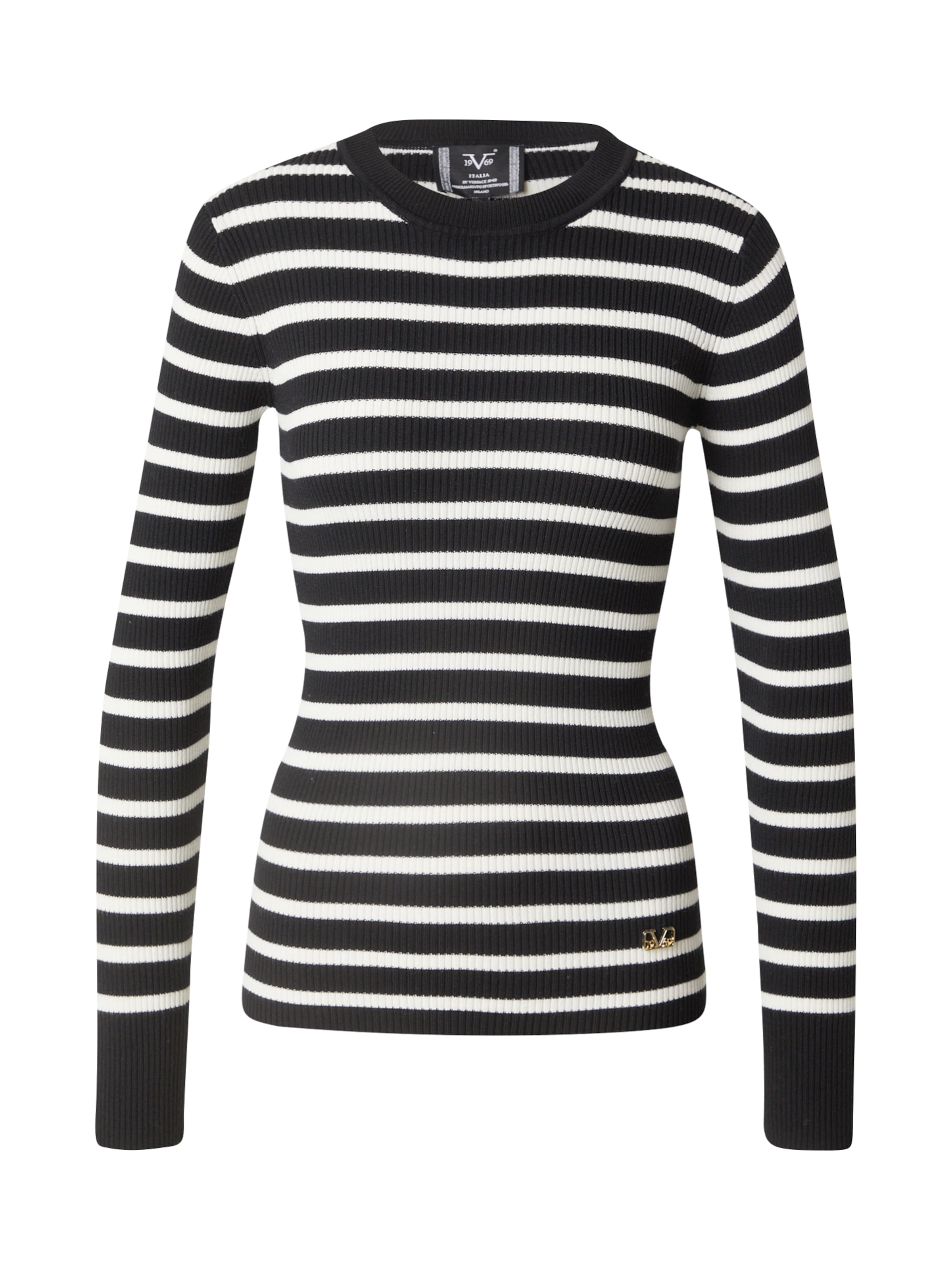 19V69 ITALIA Pullover 'Antonia' i sort: forside