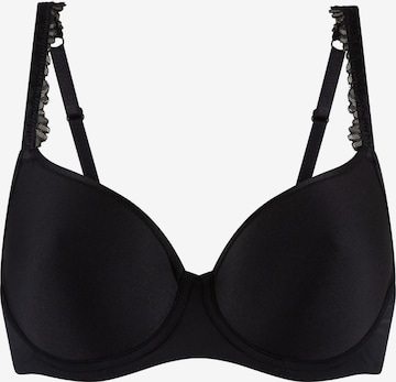 LingaDoreT-shirt Grudnjak - crna boja: prednji dio