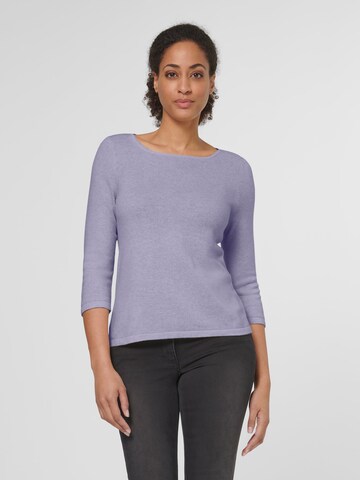 Pull-over MADELEINE en violet : devant