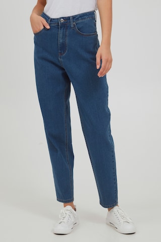 Oxmo Mom-Jeans 'ANNE' in Blau