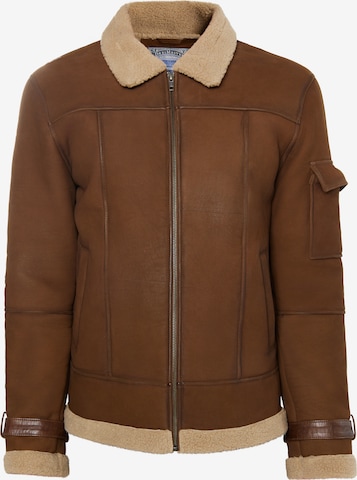 Veste mi-saison DreiMaster Vintage en marron : devant