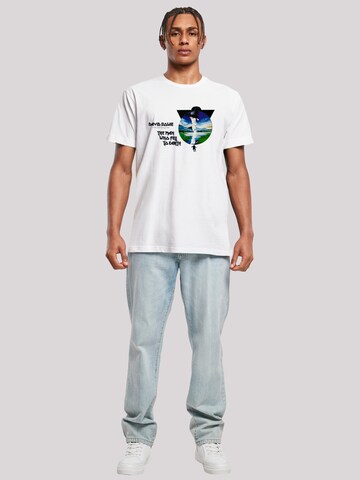 T-Shirt 'The Man Who Fell To Earth' F4NT4STIC en blanc