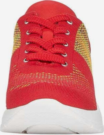 REMONTE Athletic Lace-Up Shoes in Red