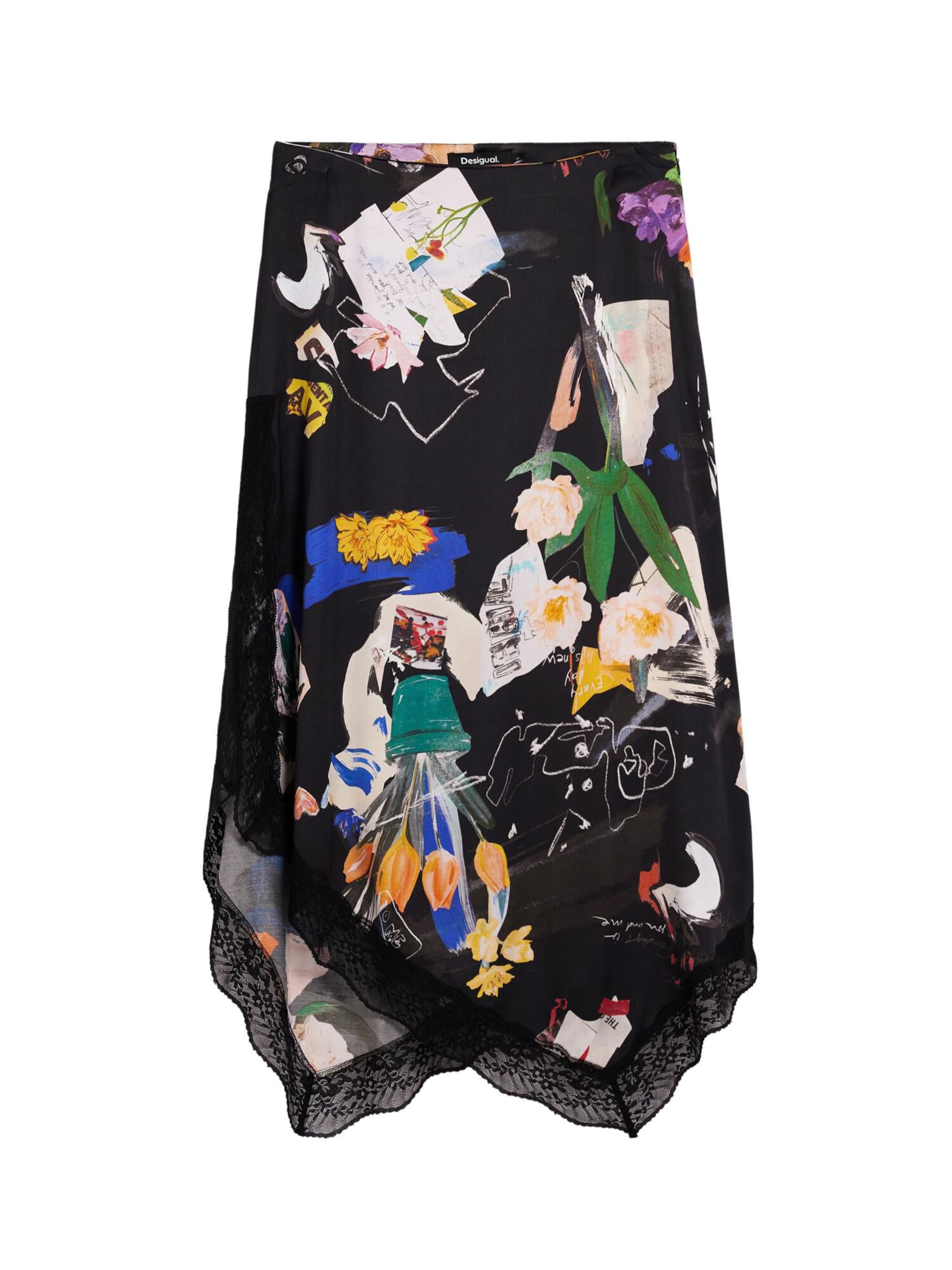 Desigual Rok in Zwart: voorkant