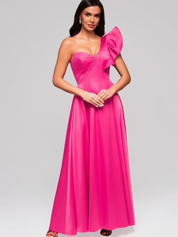 Ombre Společenské šaty – pink