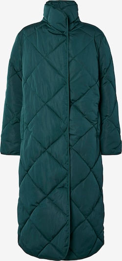 YAS Pitkä talvitakki 'YASSELURA' värissä petrooli, Tuotenäkymä