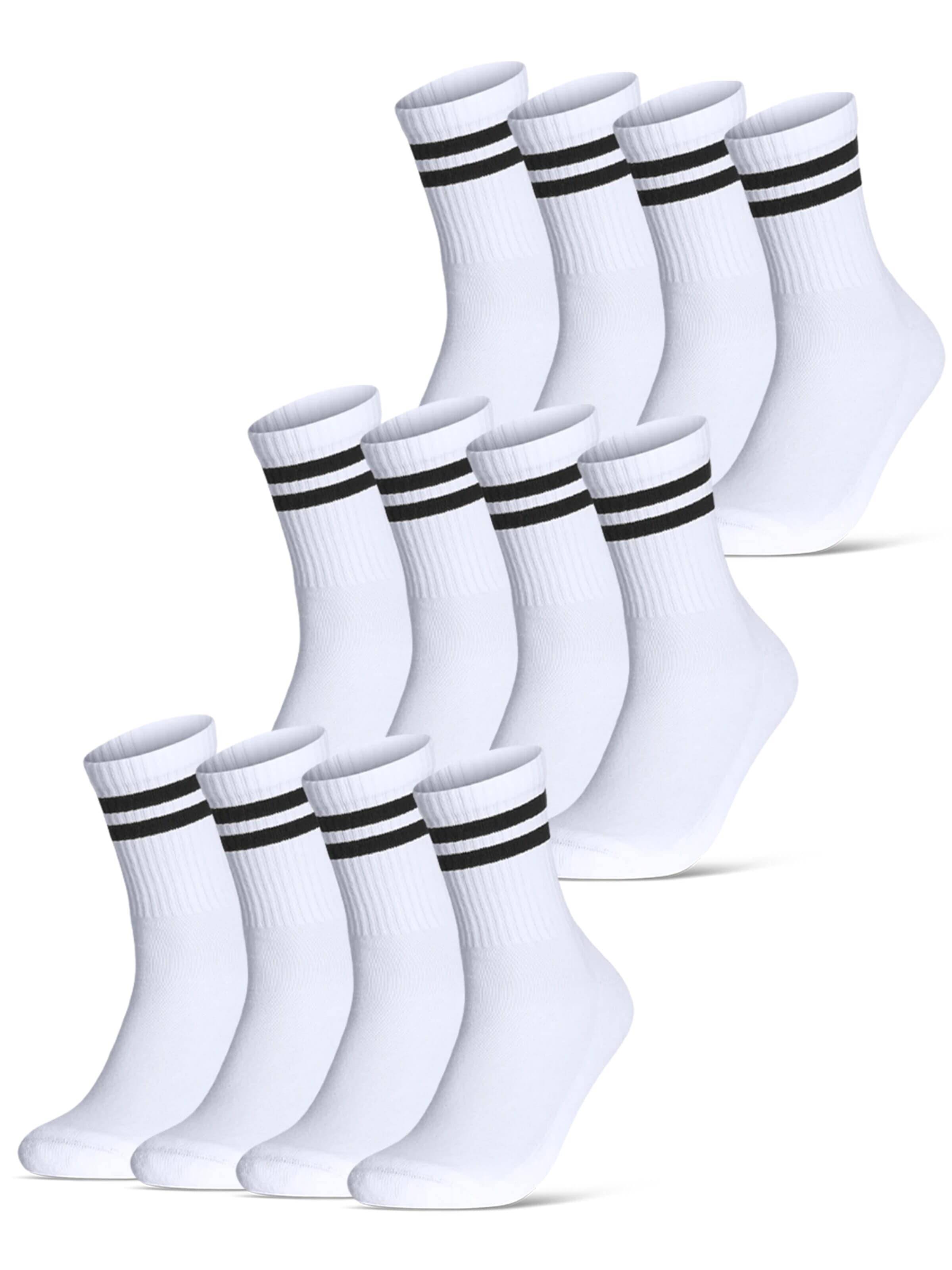 sockenkauf24 Athletic Socks in 35-38 in White, Item view