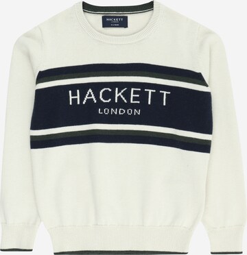 Hackett London Sweater in White: front