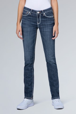 Soccx Regular Jeans 'ROMY' in Blauw: voorkant