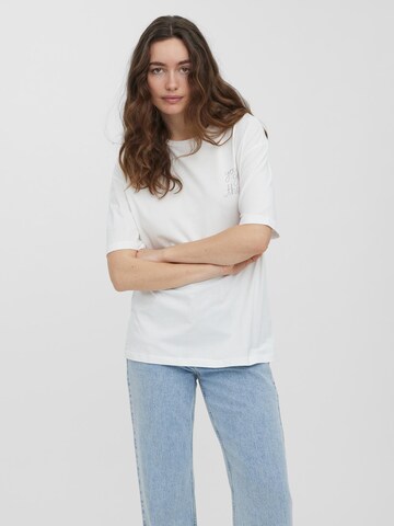 VERO MODA T-Shirt 'Grocody' in Weiß: Vorderseite