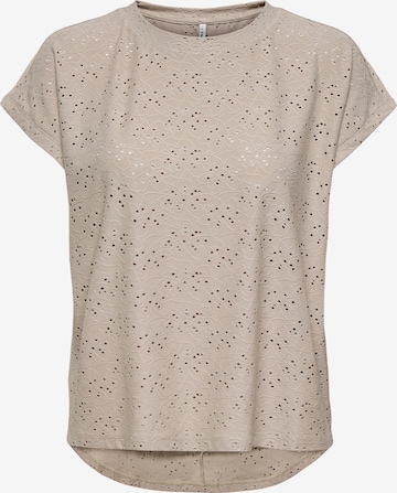 T-shirt 'ONLSMILLA' ONLY en gris : devant