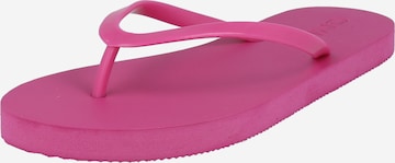 Tongs 'LITZIA' ONLY en rose : devant