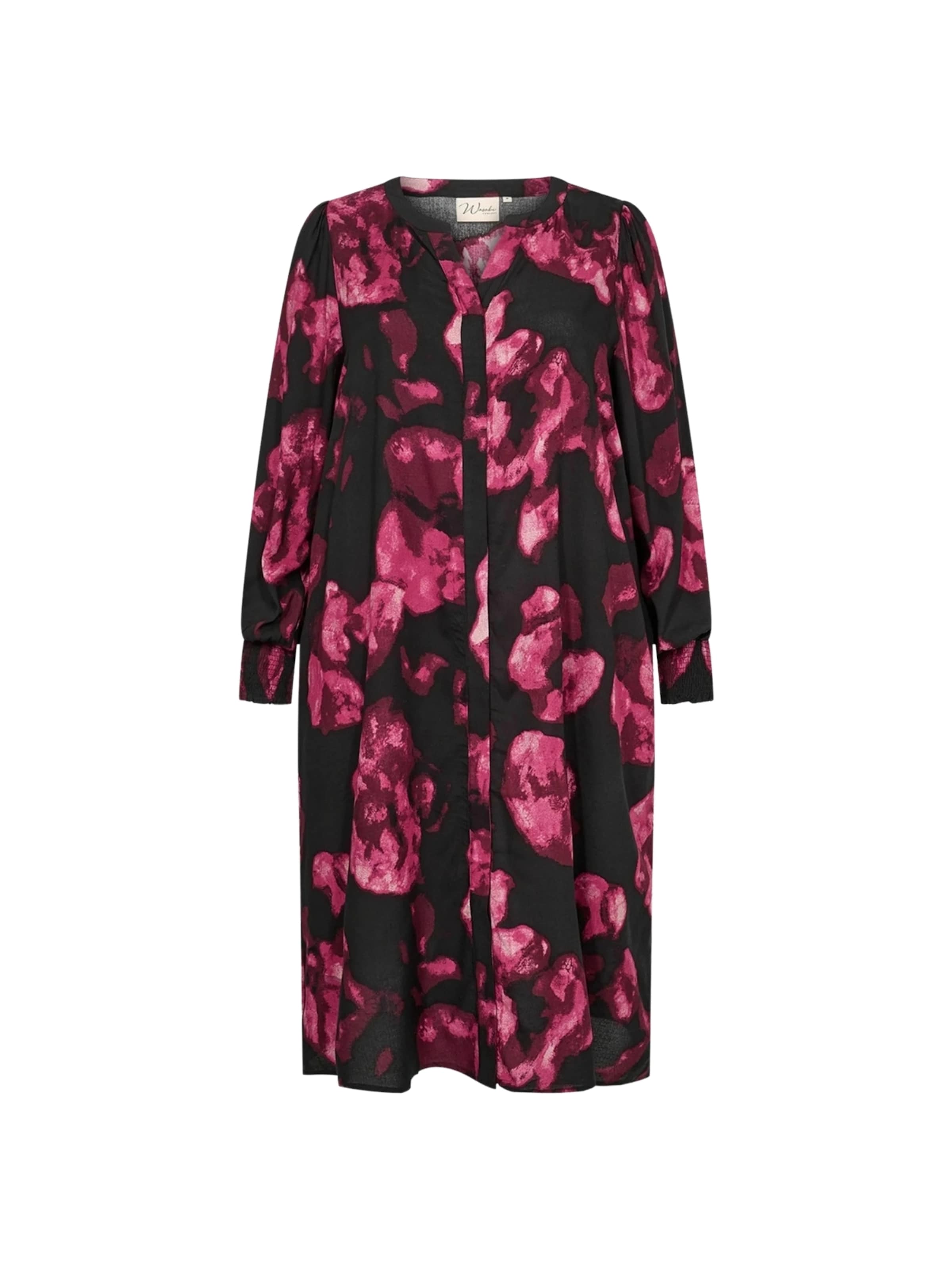 Wasabi Concept Shirt dress 'Keisie 4' in Fuchsia / Black, Item view