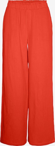 VERO MODA Kalhoty – červená: přední strana