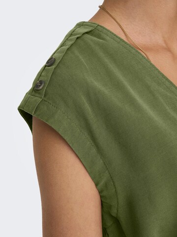 ONLY Košeľové šaty 'LARIS' - Zelená