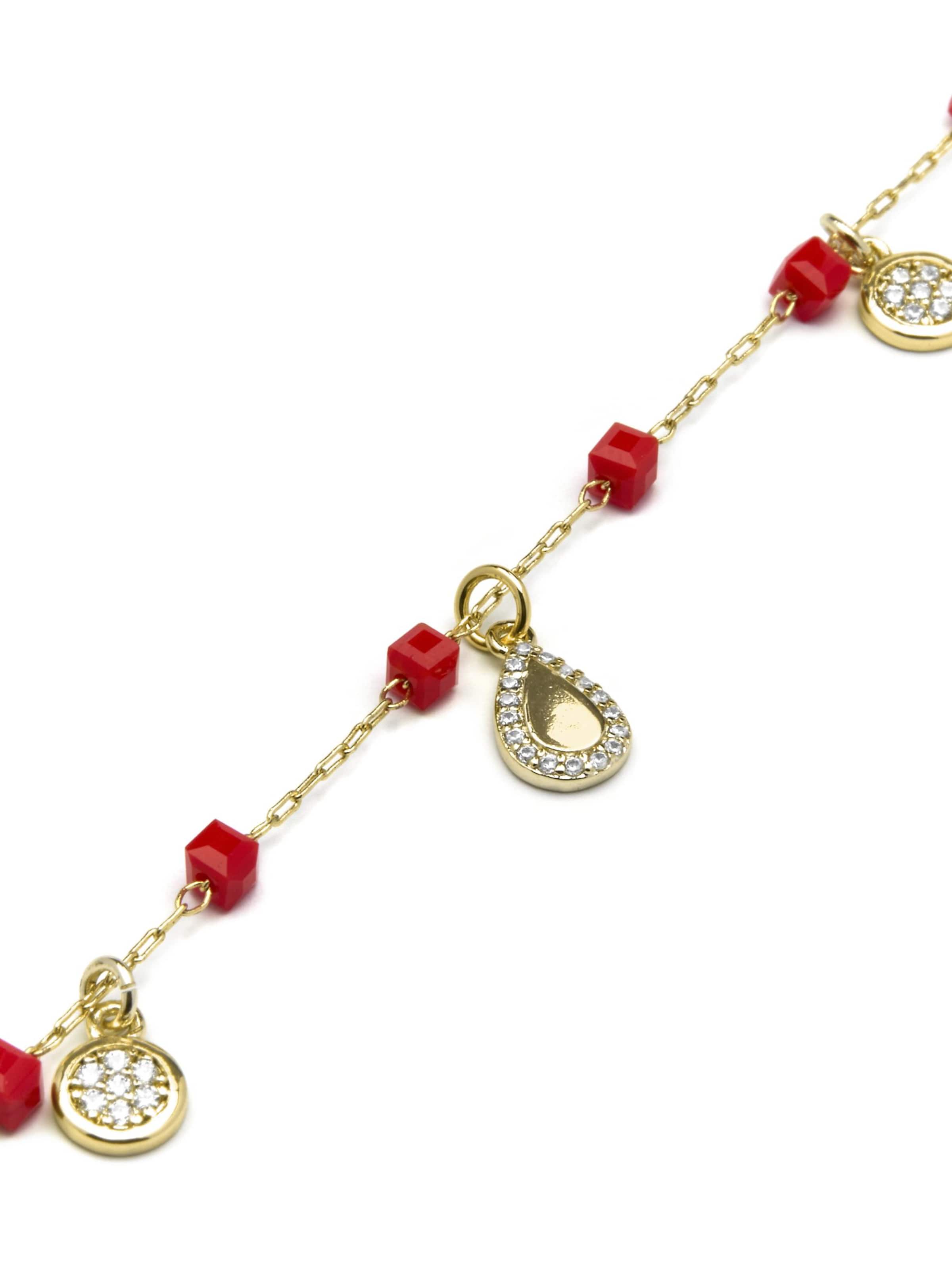 Luxenter Armband 'Kirrio' in Rood