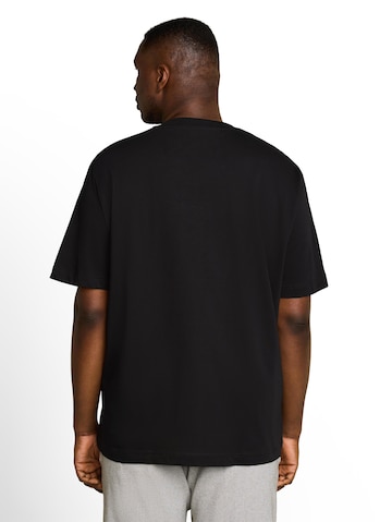 TOM TAILOR Men + Shirt in Black