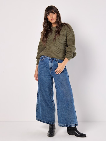 Pull-over ' ' Apricot en vert