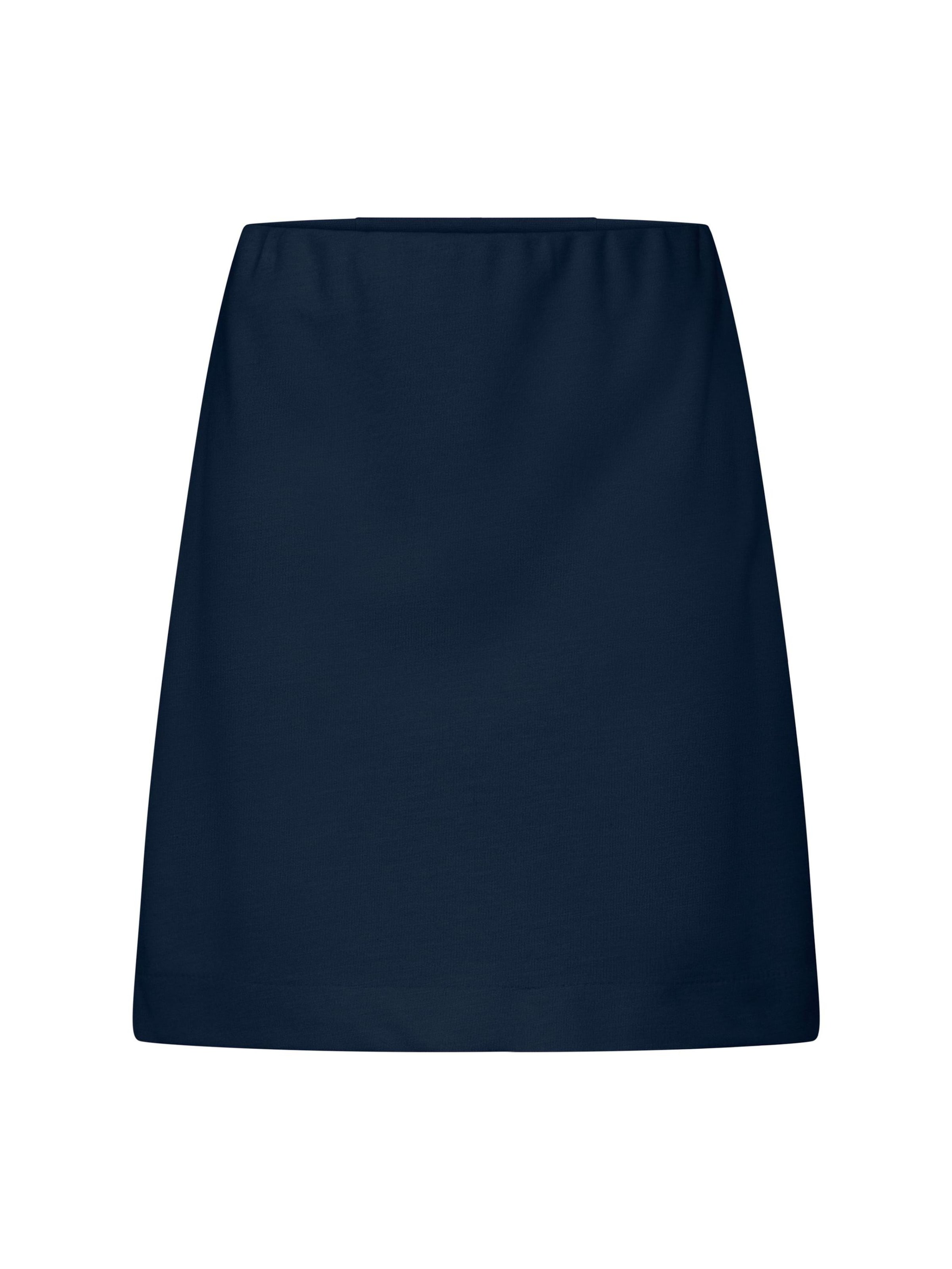 Oxmo A-Linien Minirock in Blau: Vorderseite